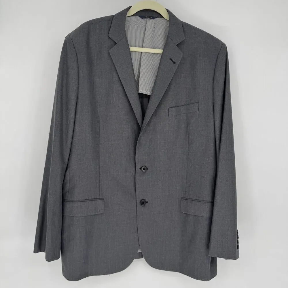 Brooks Brothers 1818 Fitzgerald Gray Wool-Blend Sport Coat – 48L / W42
